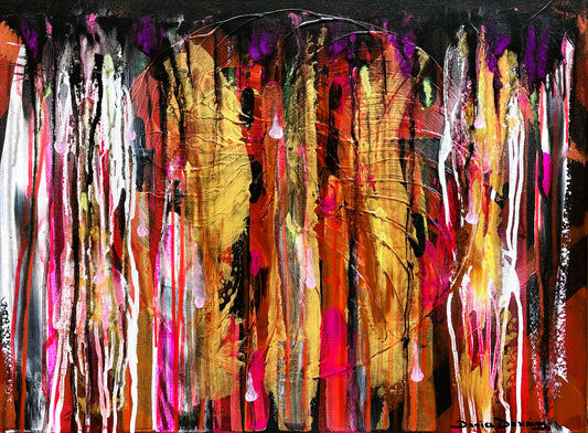 "TEARS IN RAIN" 18" X 24"