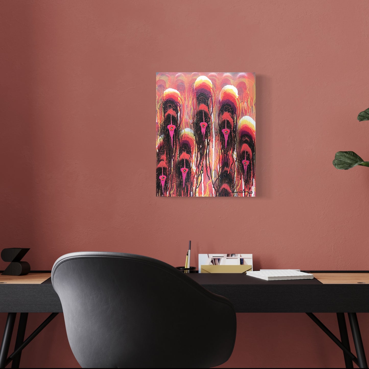 "INTERDIMENSIONAL ZOMBIE JELLYFISH" - "16" X 20"