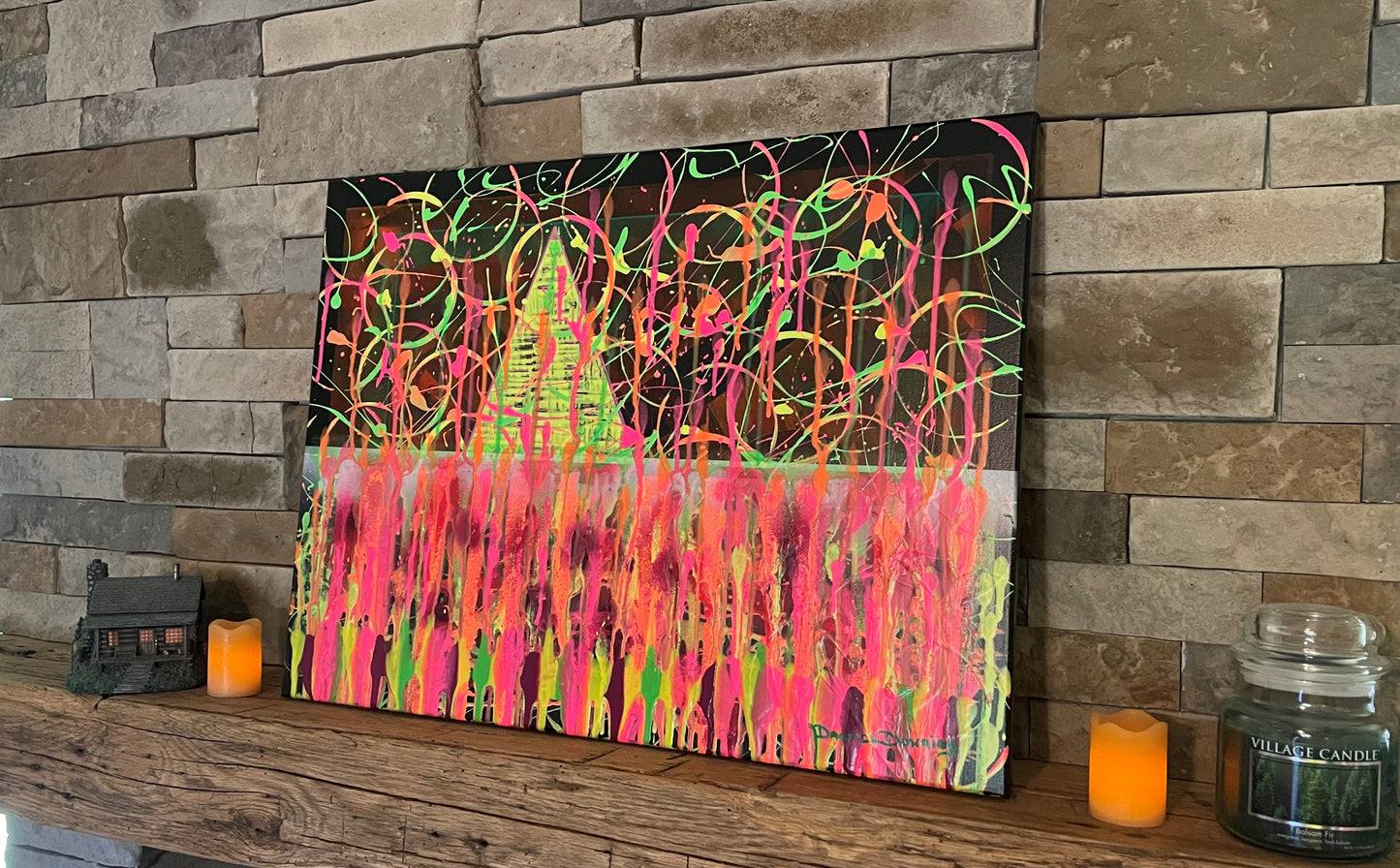 "THE UNSEEN WORLD" - "18 X 24"