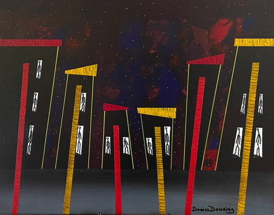 “Where the elongated people live” - 16”x20”