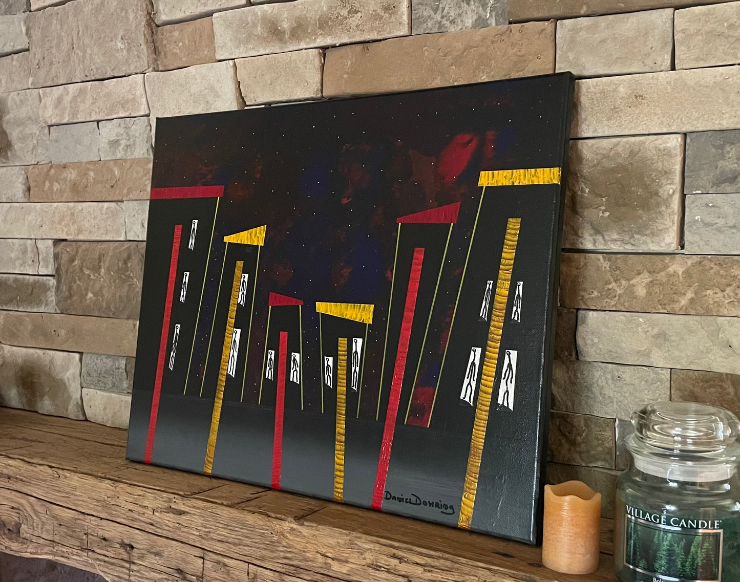 “Where the elongated people live” - 16”x20”