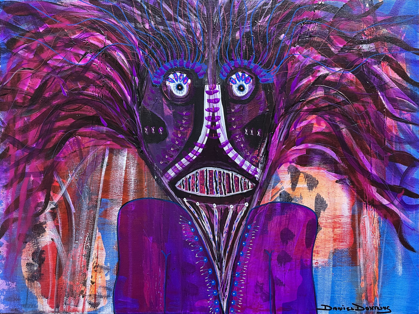 "SOMETHING WICKED THIS WAY COMES" ~ 18" X 24"
