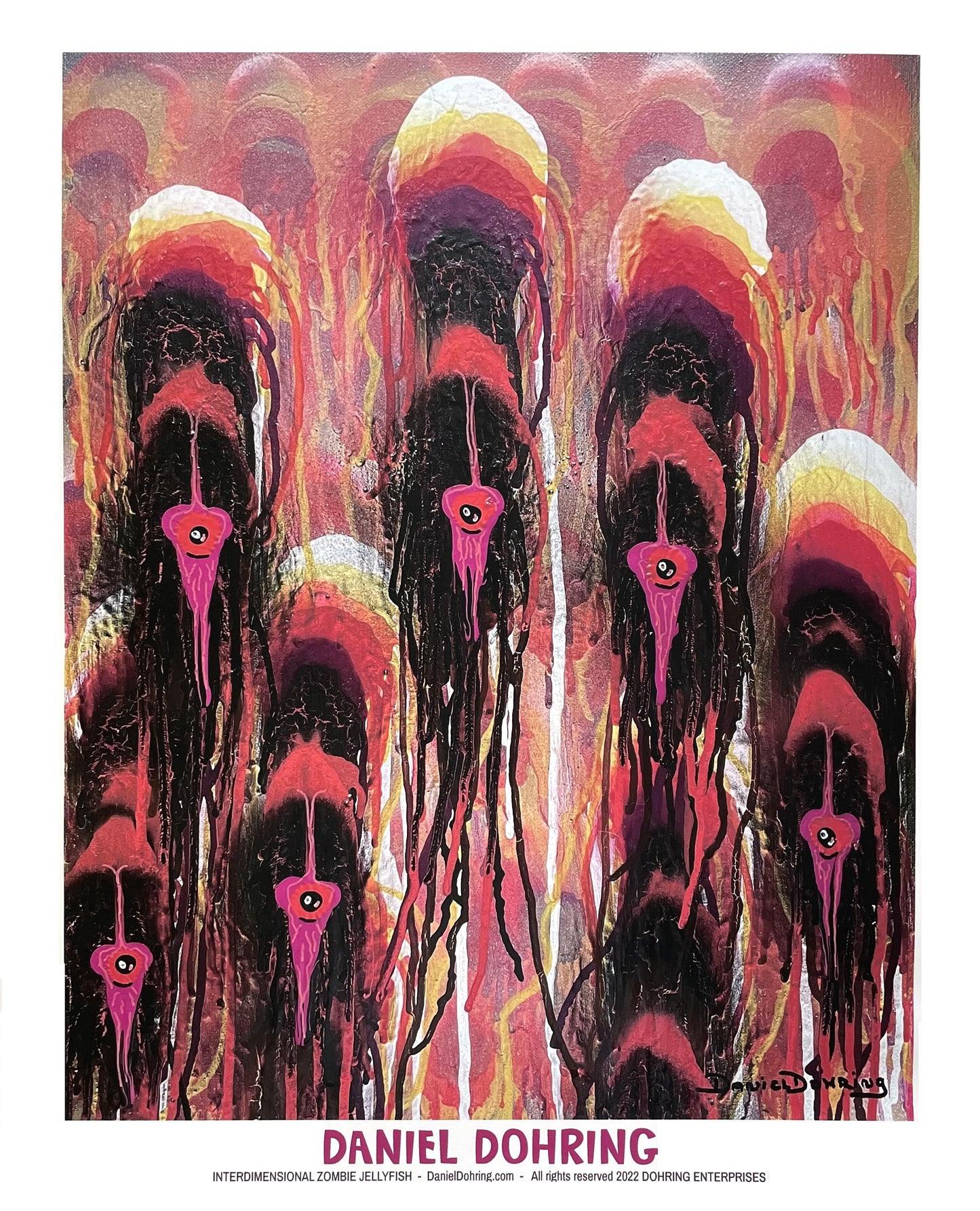 "Interdimensional Zombie Jellyfish" - FINE ART POSTER